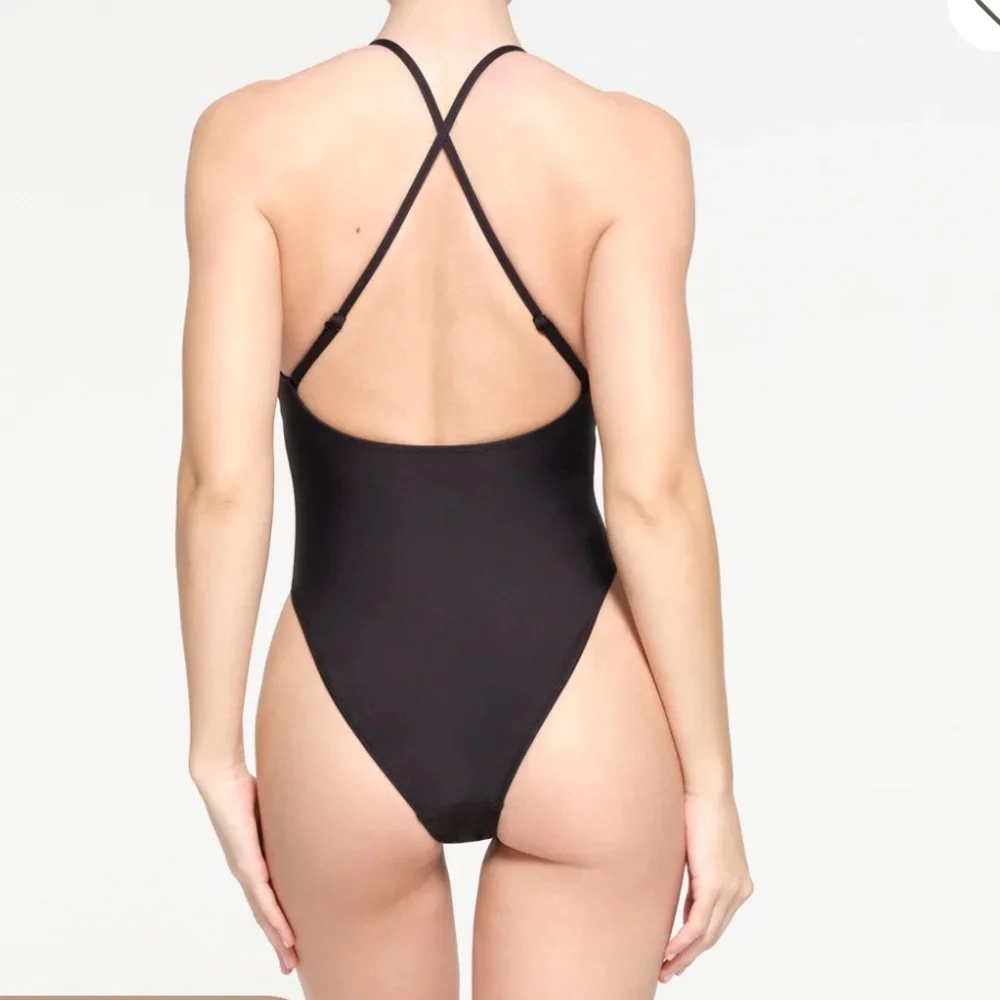 Classic Black  One-Piece Swimsuit - Women